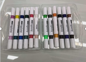 Marcadores de doble punta en estuche rígido 12 co AZ-C10028