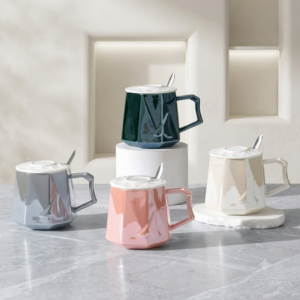 TAZA DE CERáMICA + TAPA DE CERáMICA + CUCHARA AZ-D30050