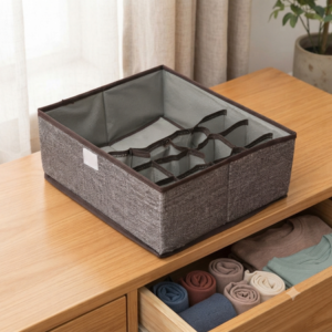 Organizador de tela color gris 13 compartimentos AZ-C50015