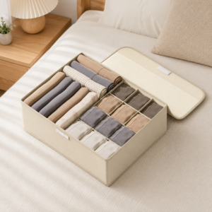 Organizador de tela Oxford color beige 13 comparti AZ-C50008