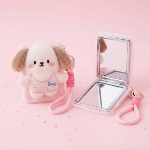 ESPEJO CUADRADO DOBLE LLAVERO 3D PELUCHE