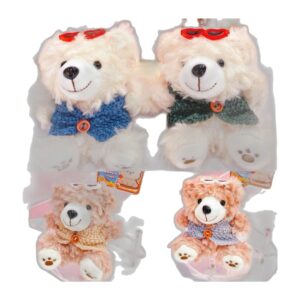 LLAVERO PERRITO C/GAFAS CORAZÓN C-142