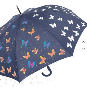 PARAGUAS LARGO MAGICO MARIPOSA M CURVO