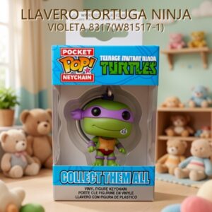 LLAVERO TORTUGA NINJA VIOLETA 8317(W81517-1)