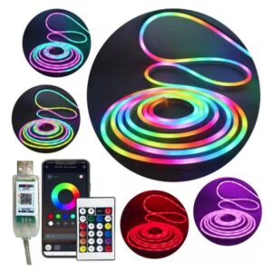 TIRA NEON 5MTS OM RGB APP CONTROL USB