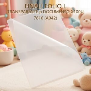 FOLIO L TRANSPARENTE p DOCUMENTO X100U 7816 (A042) PRECIO FINAL!!!