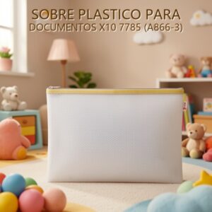 SOBRE PLASTICO PARA DOCUMENTOS X10 7785 (A866-3)