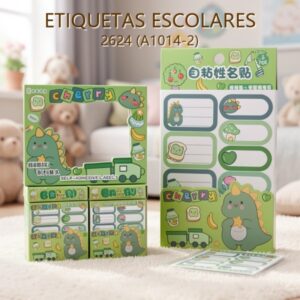 ETIQUETAS ESCOLARES 2624 (A1014-2)