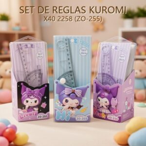 SET DE REGLAS KUROMI X40 2258 (ZO-255)