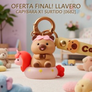 LLAVERO CAPYBARA X1 SURTIDO [0682]