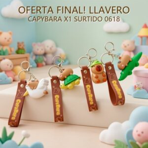 LLAVERO CAPYBARA X1 SURTIDO 0618