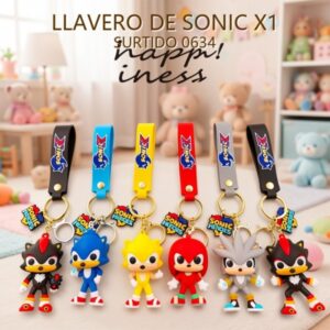LLAVERO DE SONIC X1 SURTIDO 0634