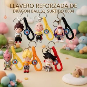 LLAVERO REFORZADA DE DRAGON BALL X1 SURTIDO 0604