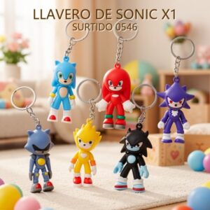 LLAVERO DE SONIC X1 SURTIDO 0546