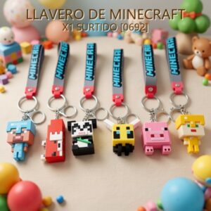LLAVERO DE MINECRAFT X1 SURTIDO [0692]