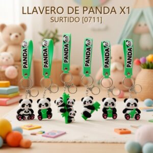 LLAVERO DE PANDA X1 SURTIDO [0711]