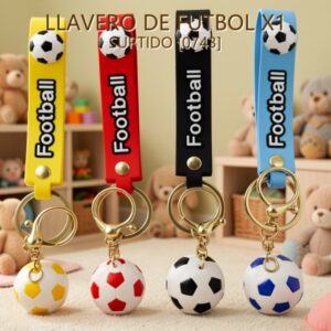 LLAVERO DE FUTBOL X1 SURTIDO [0743]