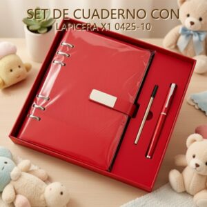 SET DE CUADERNO CON LAPICERA X1 0425-10