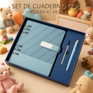SET DE CUADERNO CON LAPICERA X1 0425-7