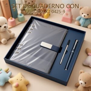 SET DE CUADERNO CON LAPICERA X1 0425-9