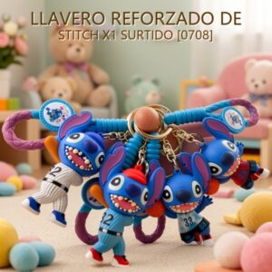 LLAVERO REFORZADO DE STITCH X1 SURTIDO [0708]