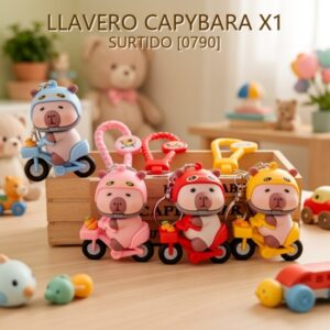 LLAVERO CAPYBARA X1 SURTIDO [0790]