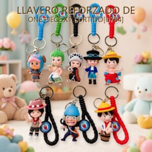 LLAVERO REFORZADO DE ONE PIECE X1 SURTIDO[0784]