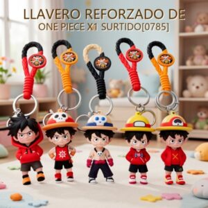 LLAVERO REFORZADO DE ONE PIECE X1 SURTIDO[0785]