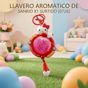 LLAVERO AROMATICO DE SANRIO X1 SURTIDO [0726]