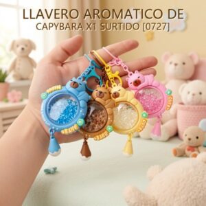 LLAVERO AROMATICO DE CAPYBARA X1 SURTIDO [0727]