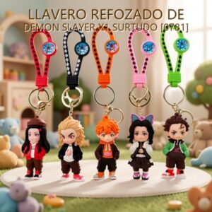 LLAVERO REFOZADO DE DEMON SLAYER X1 SURTUDO [0781]