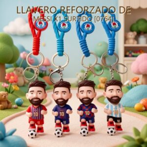 LLAVERO REFORZADO DE MESSI X1 SURTIDO [0764]