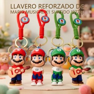 LLAVERO REFORZADO DE MARIO MUSICAL X1 SURTIDO [0778]