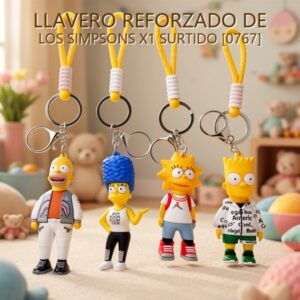 LLAVERO REFORZADO DE LOS SIMPSONS X1 SURTIDO [0767]
