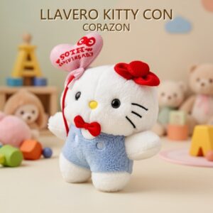 LLAVERO KITTY CON CORAZON