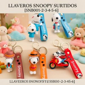 LLAVEROS SNOOPY SURTIDOS [SNB001-2-3-4-5-6]