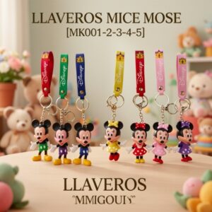 LLAVEROS MICKEY MOUSE [MK001-2-3-4-5]
