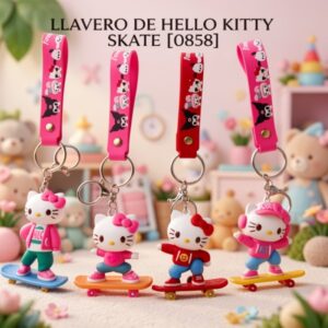 LLAVERO DE HELLO KITTY SKATE [0858]
