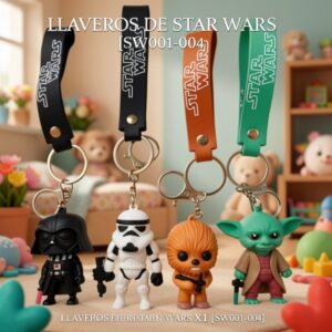 LLAVEROS DE STAR WARS X1 [SW001-004]