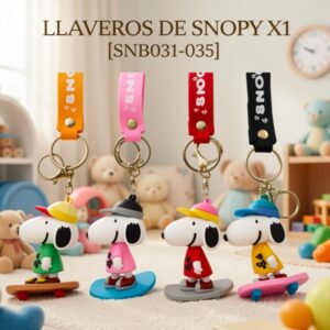LLAVEROS DE SNOOPY X1 [SNB031-035]