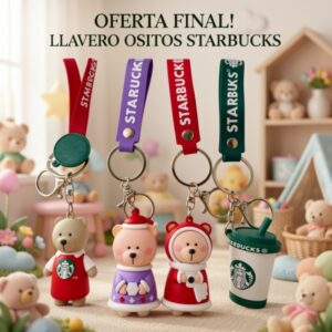 LLAVERO OSITOS STARBUCKS PRECIO FINAL!!!!