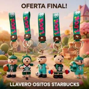 LLAVERO OSITOS STARBUCKS  PRECIO FINAL!!!!