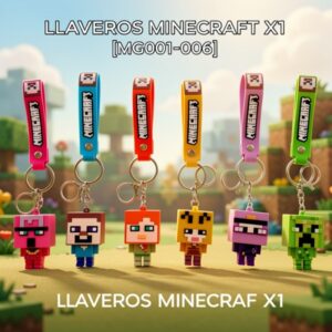 LLAVEROS MINECRAFT X1 [MG001-006]