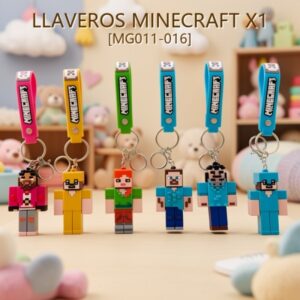 LLAVEROS MINECRAFT X1 [MG011-016]