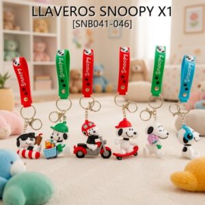 LLAVEROS SNOOPY X1 [SNB041-046]