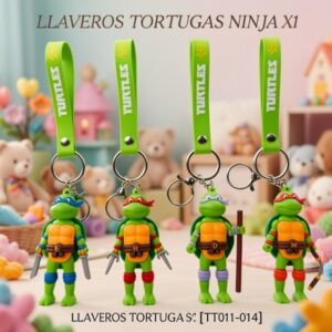 LLAVEROS TORTUGAS NINJA X1 [TT011-014]