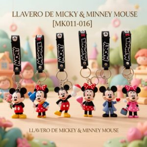 LLAVERO DE MICKEY & MINNEY MOUSE [MK011-016]