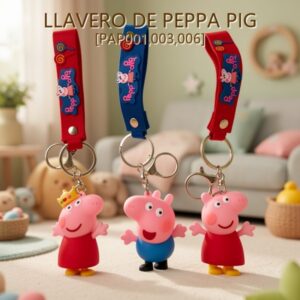 LLAVERO DE PEPPA PIG [PAP001,003,006]