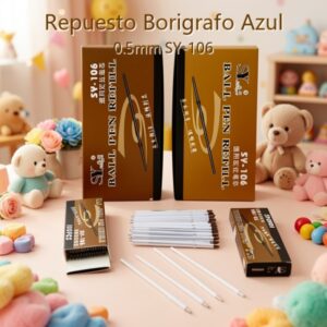 Repuesto Borigrafo Azul 0.5mm X100 [SY-106]