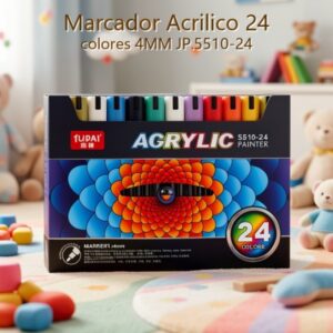 Marcador Acrilico 24 colores 4MM [JP.5510-24]